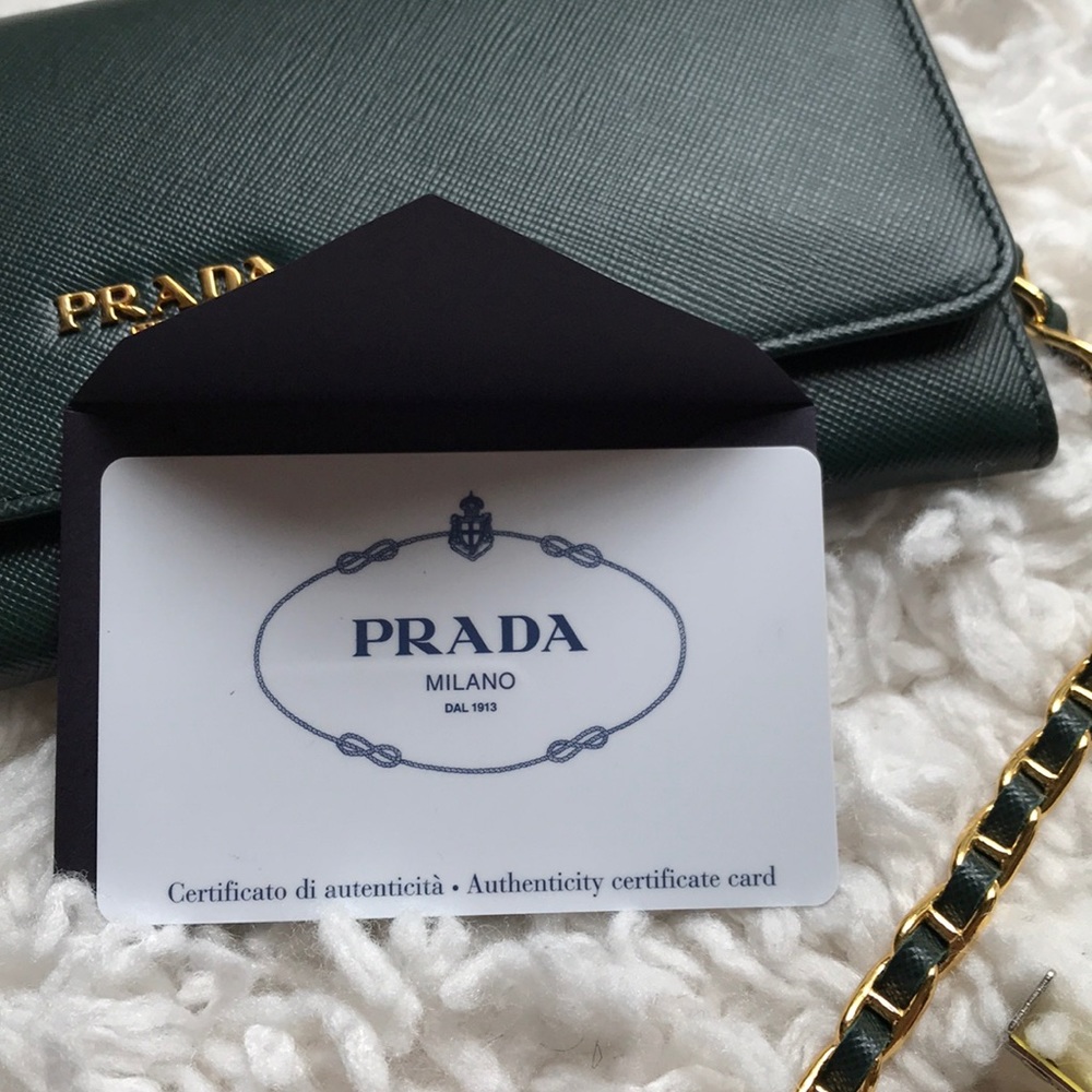 SOLD! πPrada Convertible Clutch Crossbody π - Picture 6 of 8